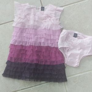 Girls ,18-24 m purple pink ombre dress